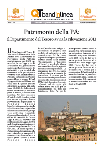 Anno 6 n.2 - Luned� 23 Gennaio 2012
